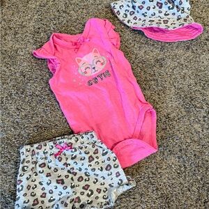 Wander Pink and Gray Kids Matching Set